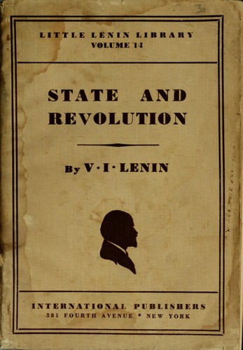Lenin: State and revolution (1935, International publishers)